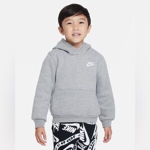 Nike Kids Light Gray pull over Hoodie size M Boys